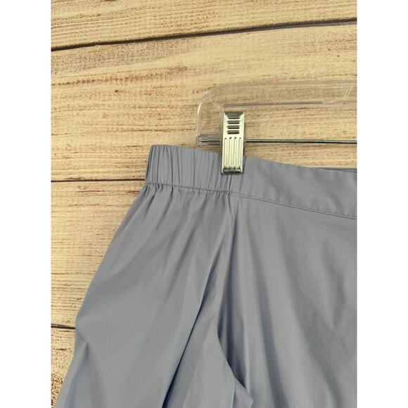 Theory Zizinna T Mini Dress Women's Size 10 Light Blue 3/4 Sleeve - Picture 4 of 12